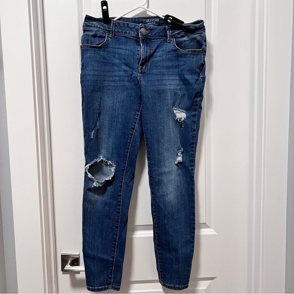 Maurice’s jeggings size large.